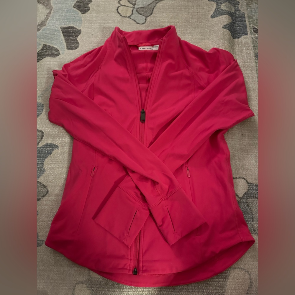Athleta Women's Pink zip-up